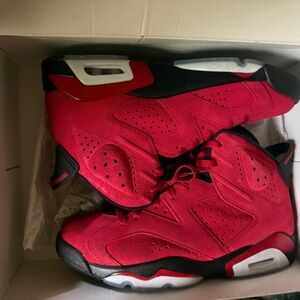 Nike Red and Black Men's Sneakers